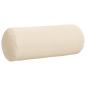 Preview: Bolsterkissen 2 Stück Beige Ø 15 x 40 cm Mikrofaserstoff