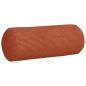 Preview: Bolsterkissen 2 Stück Rot-Orange Ø 15 x 40 cm Cordstoff