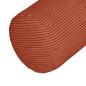 Preview: Bolsterkissen 2 Stück Rot-Orange Ø 15 x 40 cm Cordstoff
