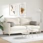 Preview: Bolsterkissen 2 stk. Stoff Taupe Ø 25 x 70 cm