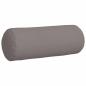 Preview: Bolsterkissen 2 stk. Stoff Taupe Ø 25 x 70 cm