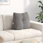 Preview: ARDEBO.de - Rücken Kissen Taupe 45 x 24 x 50 cm Stoff