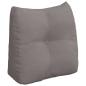 Preview: Rücken Kissen Taupe 45 x 24 x 50 cm Stoff