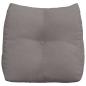 Preview: Rücken Kissen Taupe 45 x 24 x 50 cm Stoff