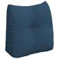 Preview: Rücken Kissen Blau 45 x 24 x 50 cm Stoff