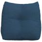 Preview: Rücken Kissen Blau 45 x 24 x 50 cm Stoff