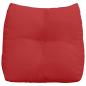 Preview: Rücken Kissen Rot 45 x 24 x 50 cm Stoff