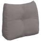 Preview: Rücken Kissen Taupe 60 x 24 x 50 cm Stoff