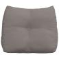 Preview: Rücken Kissen Taupe 60 x 24 x 50 cm Stoff