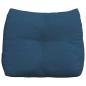Preview: Rücken Kissen Blau 60 x 24 x 50 cm Stoff