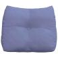 Preview: Rücken Kissen Jeans blau 60 x 24 x 50 cm Stoff