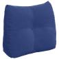 Preview: Rückenkissen Polizeiblau 60 x 24 x 50 cm Samt