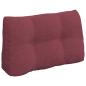 Preview: Rücken Kissen Weinrot 80 x 24 x 50 cm Stoff