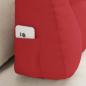 Preview: Rücken Kissen Rot 80 x 24 x 50 cm Stoff