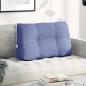 Preview: ARDEBO.de - Rücken Kissen Jeans blau 80 x 24 x 50 cm Stoff