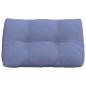 Preview: Rücken Kissen Jeans blau 80 x 24 x 50 cm Stoff