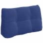 Preview: Rücken Kissen Polizeiblau 80 x 24 x 50 cm Samt