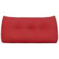 Preview: Rücken Kissen Rot 100 x 24 x 50 cm Stoff
