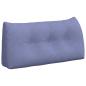 Preview: Rücken Kissen Jeans blau 100 x 24 x 50 cm Stoff