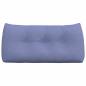 Preview: Rücken Kissen Jeans blau 100 x 24 x 50 cm Stoff