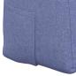 Preview: Rücken Kissen Jeans blau 120 x 24 x 50 cm Stoff