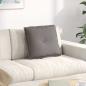 Preview: ARDEBO.de - Rückenkissen Taupe 50 x 19 x 45 cm Stoff