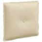 Preview: Rückenkissen Creme 50 x 19 x 45 cm Stoff