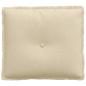 Preview: Rückenkissen Creme 50 x 19 x 45 cm Stoff