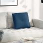 Preview: ARDEBO.de - Rückenkissen Blau 50 x 19 x 45 cm Stoff