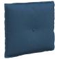 Preview: Rückenkissen Blau 50 x 19 x 45 cm Stoff