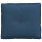 Preview: Rückenkissen Blau 50 x 19 x 45 cm Stoff