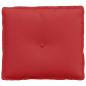 Preview: Rückenkissen Rot 50 x 19 x 45 cm Stoff