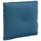 Preview: Rückenkissen Blau 50 x 45 cm Cordstoff