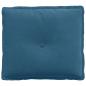 Preview: Rückenkissen Blau 50 x 45 cm Cordstoff