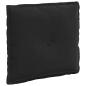 Preview: Rücken Kissen Schwarz 50 x 45 cm Cordstoff