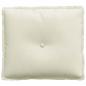 Preview: Rückenkissen Creme 50 x 45 cm Cordstoff