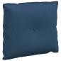 Preview: Rückenkissen Blau 60 x 19 x 50 cm Stoff