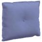 Preview: Rückenkissen Jeans blau 60 x 19 x 50 cm Stoff