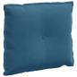Preview: Rückenkissen Blau 60 x 50 cm Cordstoff