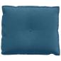 Preview: Rückenkissen Blau 60 x 50 cm Cordstoff