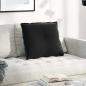 Preview: ARDEBO.de - Rückenkissen Schwarz 60 x 50 cm Cordstoff