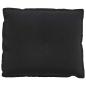 Preview: Rückenkissen Schwarz 60 x 50 cm Cordstoff