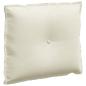 Preview: Rückenkissen Creme 60 x 50 cm Cordstoff