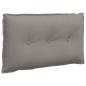 Preview: Rückenkissen Taupe 80 x 19 x 50 cm Stoff