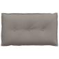 Preview: Rückenkissen Taupe 80 x 19 x 50 cm Stoff