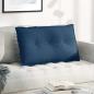 Preview: ARDEBO.de - Rückenkissen Blau 80 x 19 x 50 cm Stoff