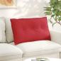Preview: ARDEBO.de - Rückenkissen Rot 80 x 19 x 50 cm Stoff