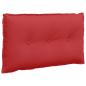 Preview: Rückenkissen Rot 80 x 19 x 50 cm Stoff