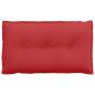 Preview: Rückenkissen Rot 80 x 19 x 50 cm Stoff