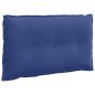 Preview: Rückenkissen Polizeiblau 80 x 50 cm Cordstoff